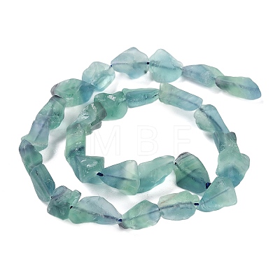 Raw Rough Natural Fluorite Beads Strands G-G116-B03-01-1