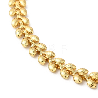 Brass Cobs Chain Necklaces for Women NJEW-G100-01G-1