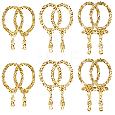 12Pcs 3 Styles Alloy Pendants FIND-SP0006-01-1