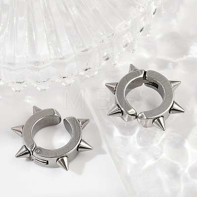 201 Stainless Steel Cuff Earring EJEW-C131-07P-1