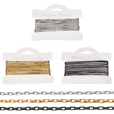 Yilisi 3 Colors 304 Stainless Steel Venetian Chains CHS-YS0001-03-1