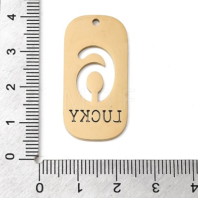 304 Stainless Steel Pendants STAS-D200-02G-G-1