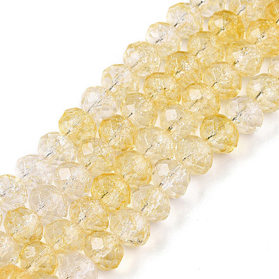 Transparent Glass Beads Strands GLAA-T023-4mm-A17-1