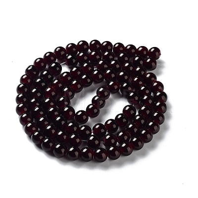 Imitation Jade Glass Beads Strands X-DGLA-S076-8mm-39-1