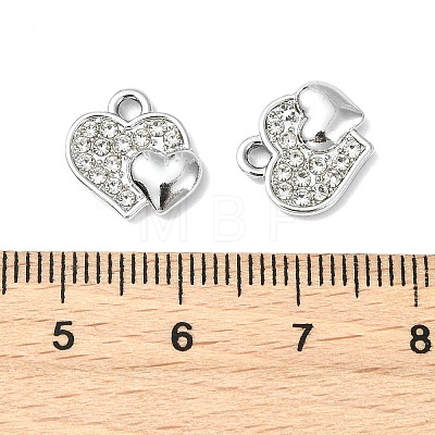 Alloy Crystal Rhinestone Pendants ALRI-T012-01A-P-1