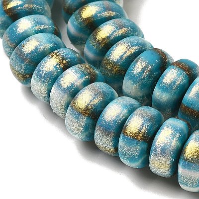 Handmade Polymer Clay Beads Strands CLAY-H006-03K-1