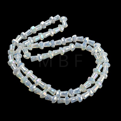 Electroplate Glass Beads Strands GLAA-K064-01A-09-1