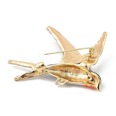 Bird Enamel Pins JEWB-S034-05G-A-1