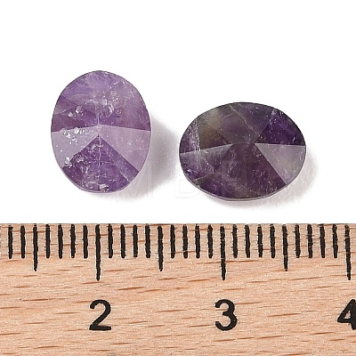 Natural Amethyst Cabochons G-C146-02E-1