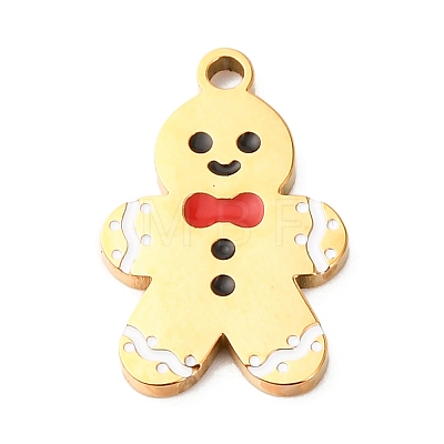 Christmas 304 Stainless Steel Pendants STAS-D129-11A-G-1