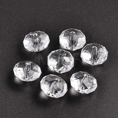 Transparent Acrylic Beads PAB1463Y-16-1