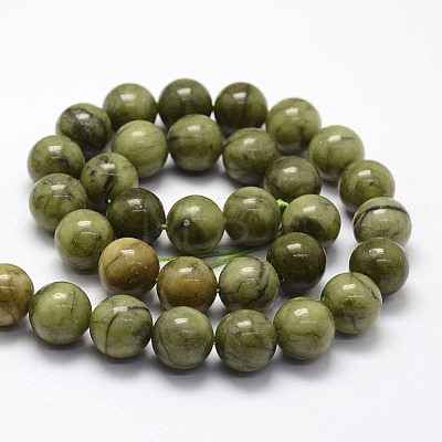 Natural Chinese Jade Beads Strands X-G-F363-12mm-1