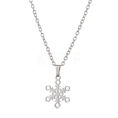 Non-Tarnish 201 Stainless Steel Pendants Necklace NJEW-JN04863-1