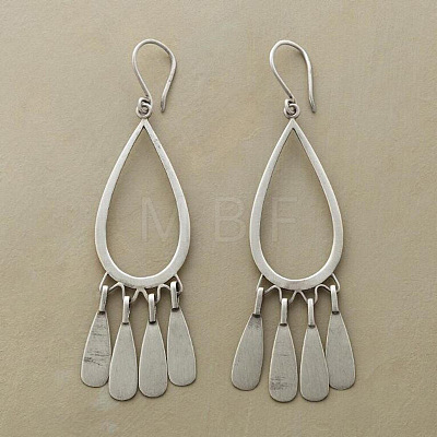 Alloy Leverback Earrings for Women WG78777-01-1