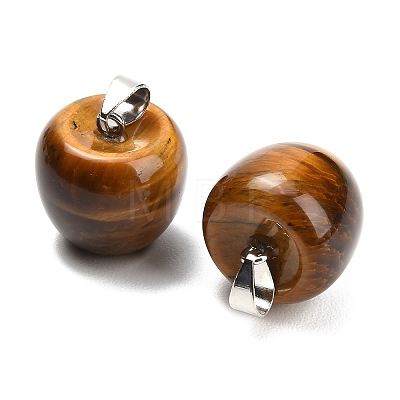 Natural Tiger Eye Pendants GG-K002-15D-1