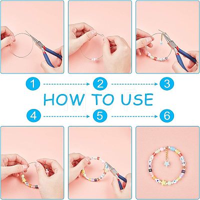 DIY Children Elastic Jewelry Set Kits DIY-NB0004-13-1
