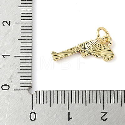 Brass Enamel Charms KK-C110-21B-G-1