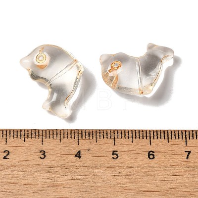 Transparent Lampwork Beads LAMP-P065-05A-05-1