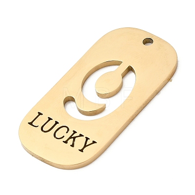 304 Stainless Steel Pendants STAS-D200-02J-G-1