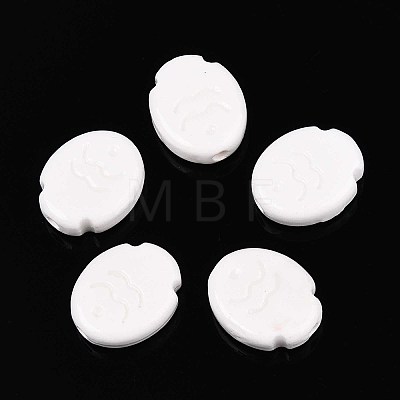Handmade Porcelain Ceramic Beads PORC-T133-24G-1