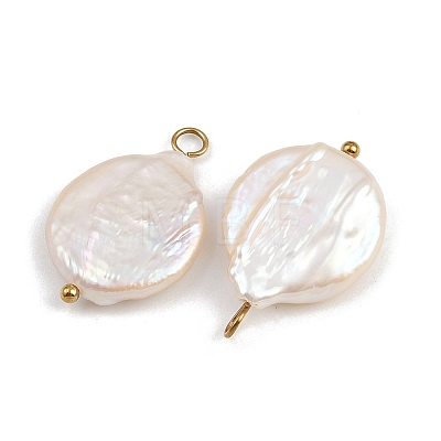 Natural Freshwater Pearl Keshi Pearl Pendants STAS-D378-08C-G-1