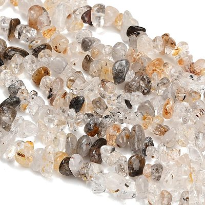 Natural Herkimer Diamond Beads Strands GG-CBAE051-A07-01-1