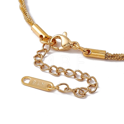 316 Stainless Steel Spiky Chain Bracelet for Women BJEW-G655-08G-1