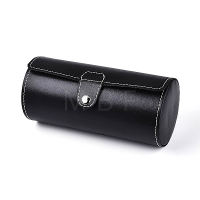 3-Slot Column PU Leather Watch Boxes CON-T001-02A-1