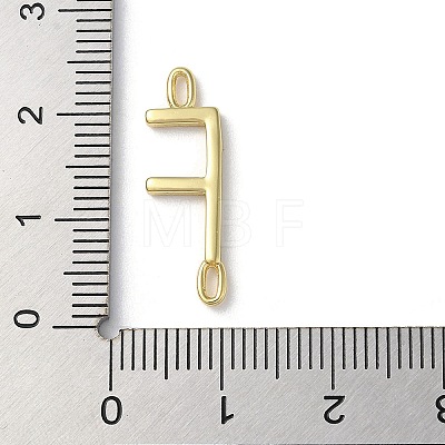 Rack Plating Brass Connector Charms KK-P245-07G-F-1