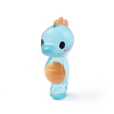 Luminous Resin Sea Animals Display Decoration DJEW-R007-01C-1