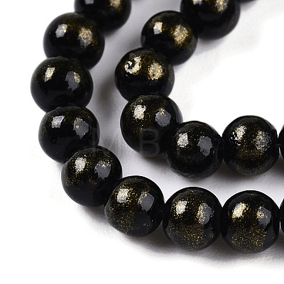 Natural Mashan Jade Beads Strands G-A255-A01-04E-1