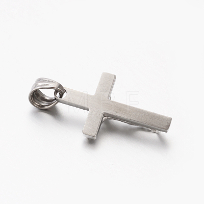 Easter Theme Men's 201 Stainless Steel Crucifix Cross Pendants STAS-F010-21-1