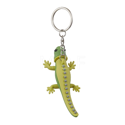 Cartoon Crocodile/Lizard PVC Plastic Keychain KEYC-JKC00670-1
