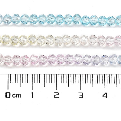 Transparent Painted Glass Beads Strands DGLA-A034-T3mm-A21-1