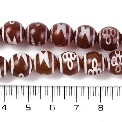 Tibetan Style dZi Beads G-U006-06F-01-1