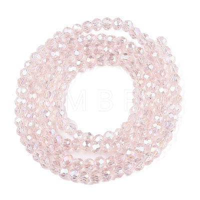 Electroplate Glass Beads Strands EGLA-A044-T1mm-B22-1