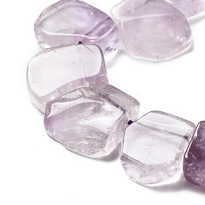 Natural Amethyst Beads Strands G-P528-K03-01-1