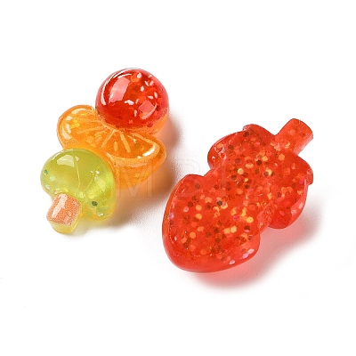 Transparent Resin Cabochons CRES-L050-04-1