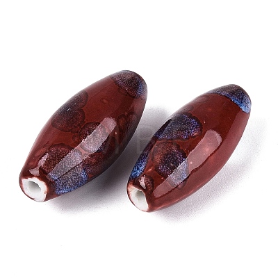 Vintage Handmade Porcelain Beads PORC-N013-23-05-1