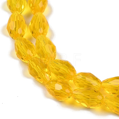 Transparent Glass Beads Strands EGLA-N013-T8mm-D04-1