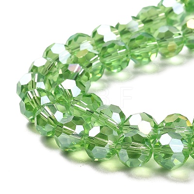 Transparent Glass Beads EGLA-A035-T10mm-B09-1