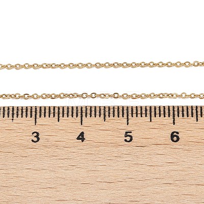 304 Stainless Steel Cable Chain Necklaces NJEW-M151-24G-1