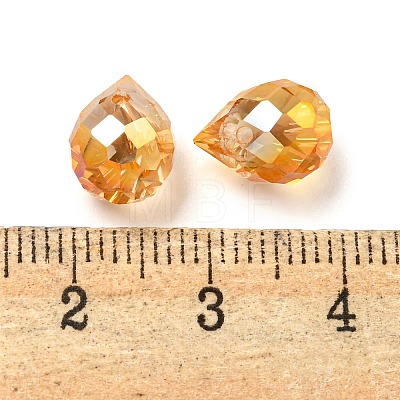 Electroplated Glass Beads EGLA-K062-01A-HR02-1