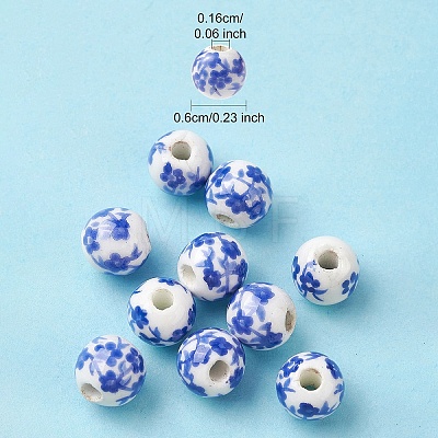 Handmade Porcelain Beads PORC-YW0001-06A-1