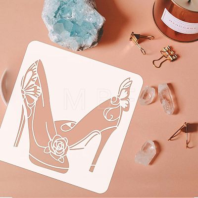 Large Plastic Reusable Drawing Painting Stencils Templates DIY-WH0172-816-1