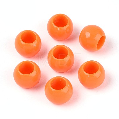 Opaque Acrylic Beads SACR-N018-05D-1