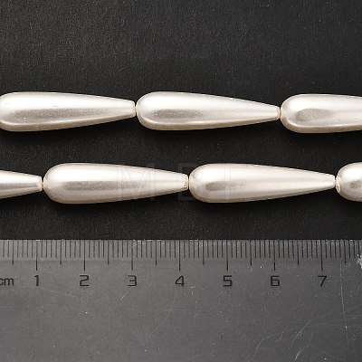 Electroplate Shell Pearl Beads Strands BSHE-G010-8x31mm-01-1