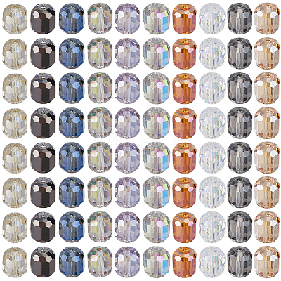 150Pcs 10 Colors Electroplate Glass Beads Strands GLAA-PA0001-66-1