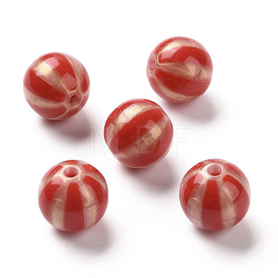 Opaque Acrylic Beads LS-OACR-M003-03I-1