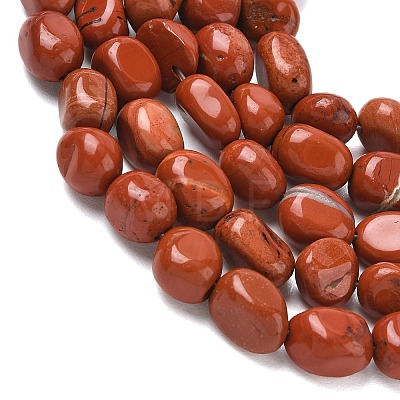 Natural Red Jasper Beads Strands G-C286-A17-1